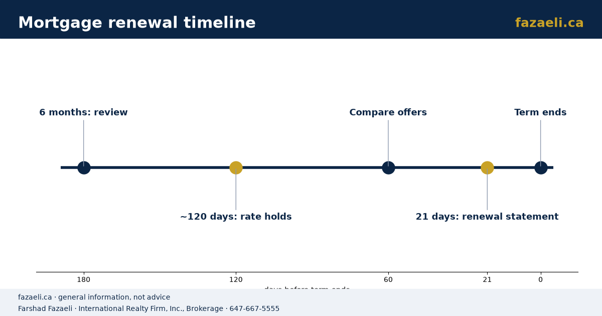 Mortgage Renewal in Ontario: When Should You Start Shopping for a Rate?