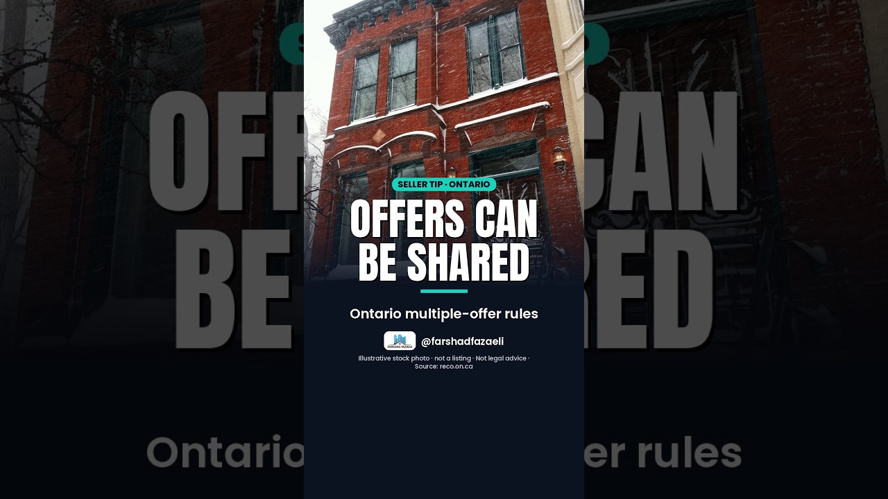 Multiple Offers in Ontario: What Changed When Sellers Can Share Offer Details