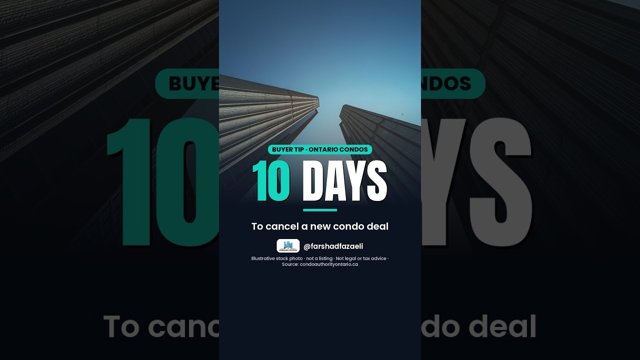 Bought a Pre-Construction Condo in Ontario? You Have 10 Days to Reconsider